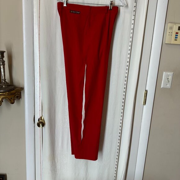 Vintage Red Pants with White Insert - Picture 4 of 6